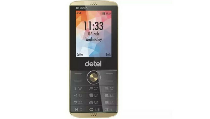 DETEL ने 999 रुपये में पेश किया फीचर फोन