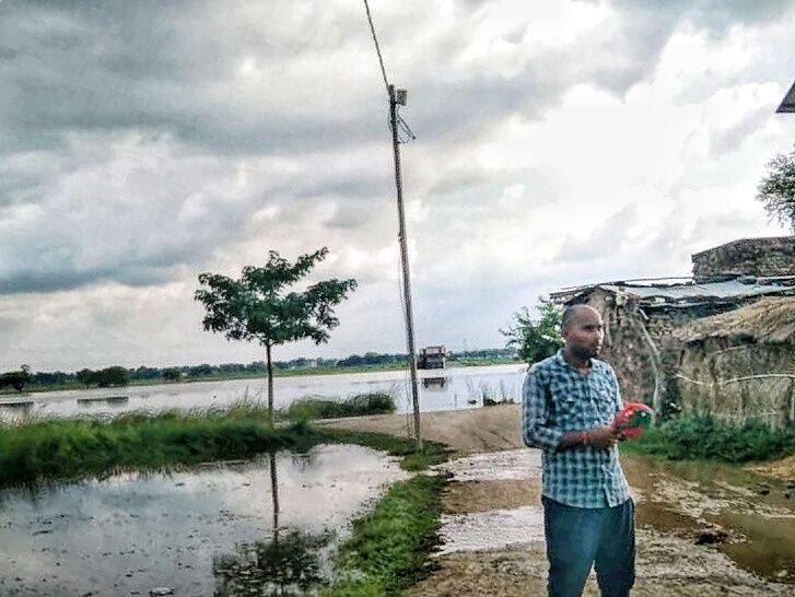 गंगा के जलस्तर में पुनः बढ़ोतरी से इलाके में दहशत