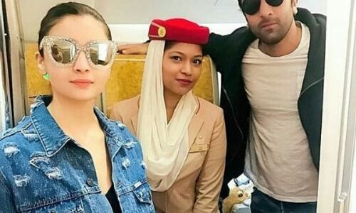 कलंक की शूटिंग हुई खत्म, बॉयफ्रेंड रणबीर कपूर के साथ नजर आईं आलिया भट्ट