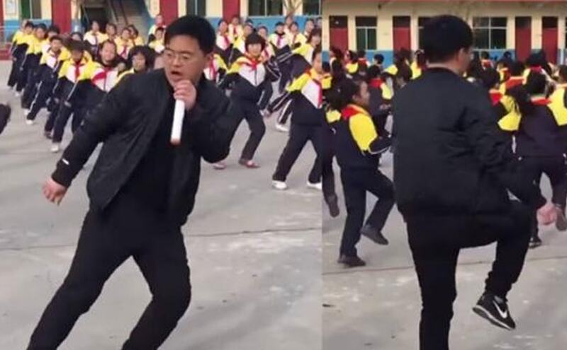 स्कूल में प्रिंसिपल ने स्टूडेंट्स के साथ मिलाए स्टेप्स, डांस देख आप भी कहेंगे Wow