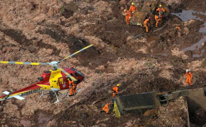 ब्राजील में बांध धसने से मची तबाही में 300 से अधिक लोग लापता, खोज जारी