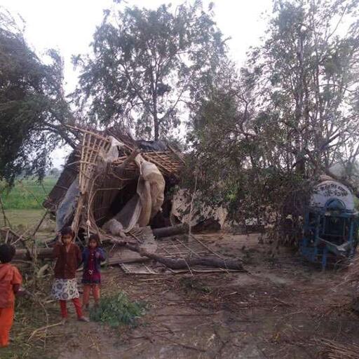 आंधी ने खगड़िया के गांवों में मचाई तबाही, बिहार में लौटी सर्दी