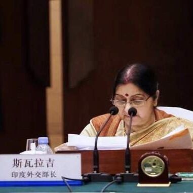 चीन में सुषमा स्वराज ने उठाया आतंकवाद का मुद्दा