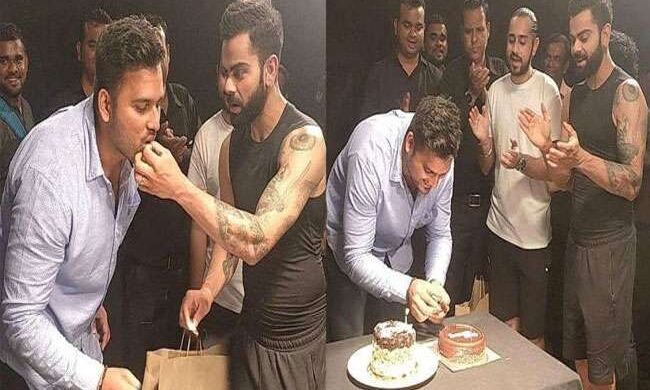 विराट कोहली ने मनाया अपने पर्सनल सिक्योरिटी गार्ड का बर्थडे,