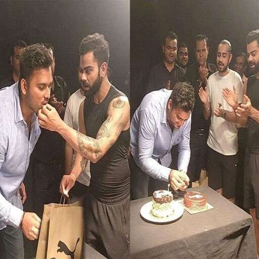 विराट कोहली ने मनाया अपने पर्सनल सिक्योरिटी गार्ड का बर्थडे,