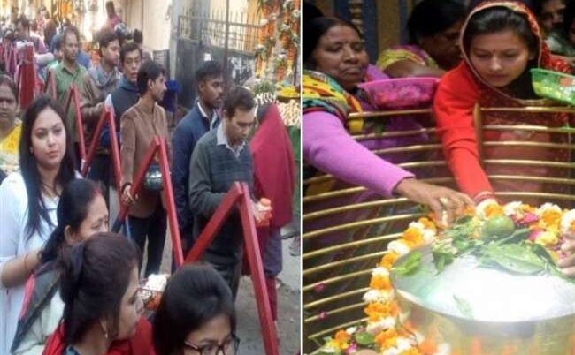 हर-हर, बम-बम की गूंज के बीच मंदिरों में आज सुबह से शिव भक्तों की भीड़ जुटनी शुरू हो गई