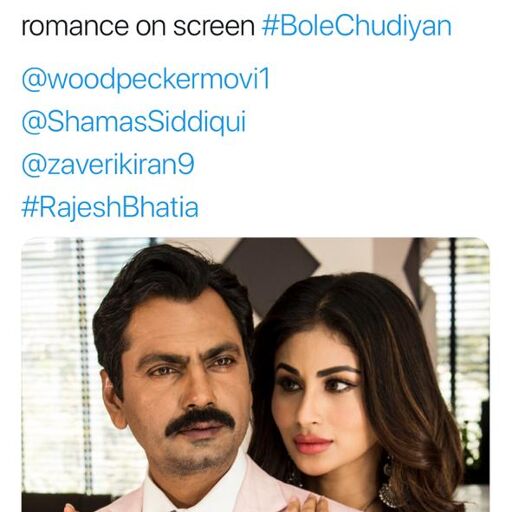 वुडपेकर मूवीज़ की अगली पेशकश बोले चूडियां में निर्माता राजेश भाटिया और किरण भाटिया ने नवाज़ुद्दीन सिद्दीकी और मौनी रॉय को साइन किया