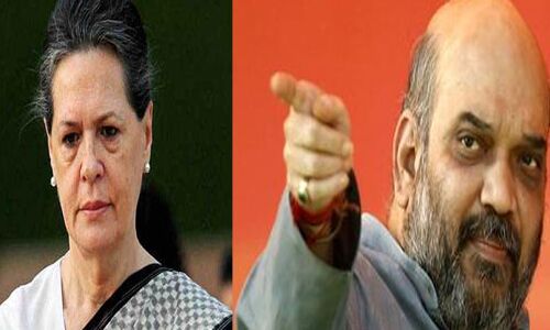 अमित शाह का बड़ा बयान, कहा- आतंकी मसूद को छोड़ने के लिए सोनिया गांधी और मनमोहन सिंह भी सहमत थे