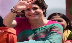 मंदिर में दर्शन-पूजन कर अगले पड़ाव की ओर रवाना होंगी प्रियंका