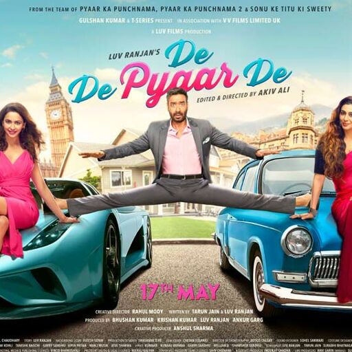 सामने आया दे दे प्यार दे का फर्स्टलुक, अजय देवगन फिर हुए दो गाड़ियों पर सवार