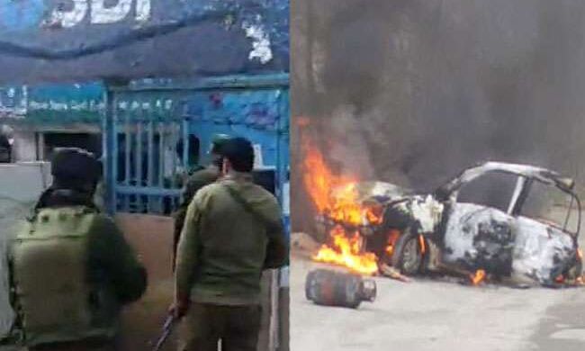 CRPF काफिले और बंकर पर धमाके, बारामुला में एक की हत्या