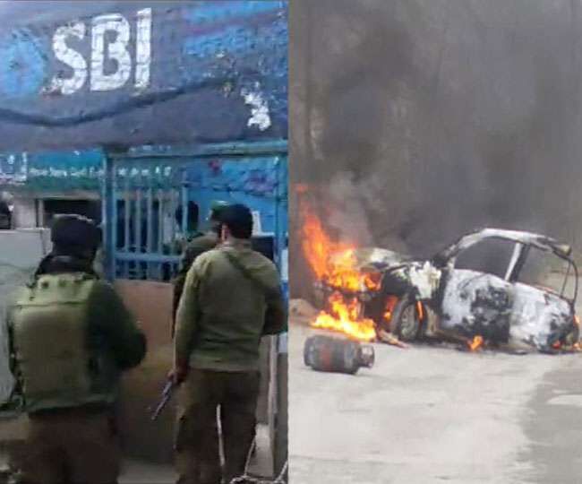 CRPF काफिले और बंकर पर धमाके, बारामुला में एक की हत्या