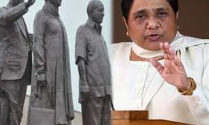 मायावती का जवाबः अगर भगवान राम और सरदार पटेल की मूर्ति सही हैं तो मेरी क्यों नहीं?