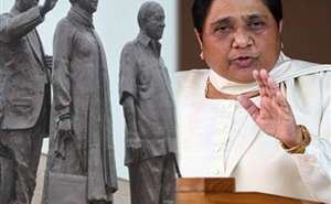 मायावती का जवाबः अगर भगवान राम और सरदार पटेल की मूर्ति सही हैं तो मेरी क्यों नहीं?