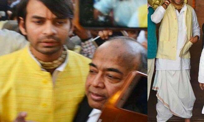लालू प्रसाद यादव के बड़े बेटे तेज प्रताप यादव एक तरफ बगावत की चेतावनी  दी