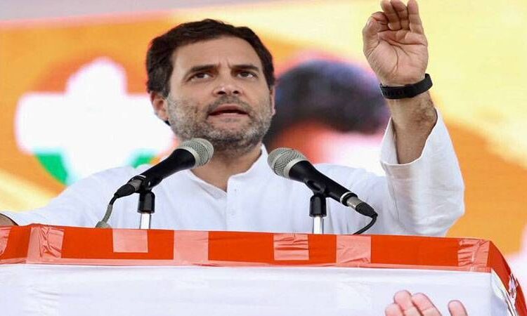 लोकसभा चुनाव 2019 के लिए जारी किए गए भाजपा  के संकल्प पत्र पर कांग्रेस अध्यक्ष राहुल गांधी ने साधा निशाना 
