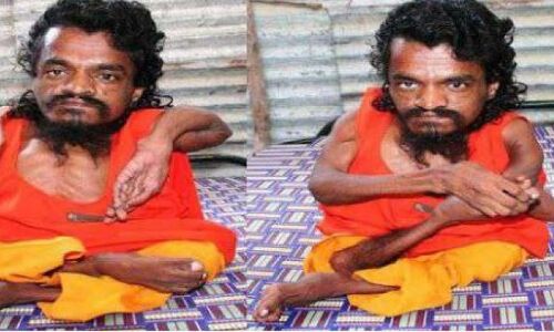 रबर जैसा है इस बाबा का शरीर, सिर्फ डेढ़ फ़ीट है हाइट