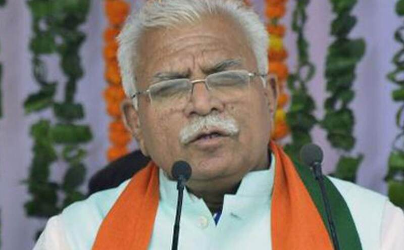 मनोहर लाल खट्टर ने कहा-कांग्रेस अध्यक्ष राहुल गांधी को लोगों ने नकारा दिया, केंद्र में दोबारा बनेगी नरेंद्र मोदी की सरकार