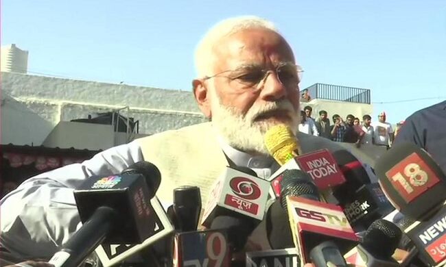  प्रधानमंत्री मोदी की वोटिंग अपील,आतंकवाद का शस्त्र IED, लोकतंत्र की ताकत वोटर ID