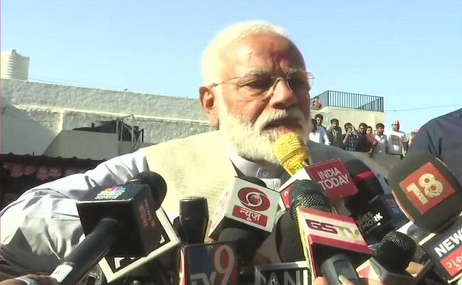  प्रधानमंत्री मोदी की वोटिंग अपील,आतंकवाद का शस्त्र IED, लोकतंत्र की ताकत वोटर ID
