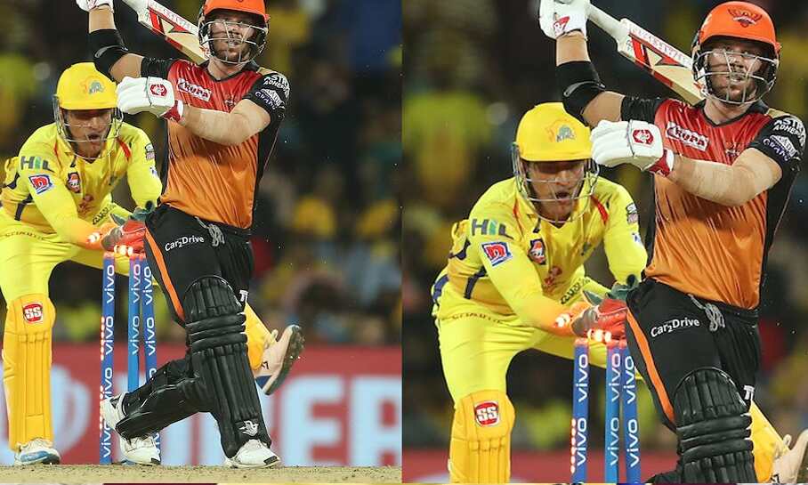 गेंद वार्नर के बल्ले को छोड़ते हुए धोनी के दस्तानों में चली गई और धोनी ने उन्हें आउट करने में कोई गलती नहीं की