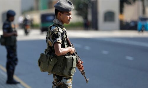 श्रीलंका की राजधानी कोलंबो में बम ब्‍लास्‍ट के लेकर डर लगातार बना हुआ