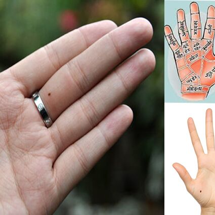 हाथ पर बने तिल बताता है बहुत कुछ, जानिए यहाँ