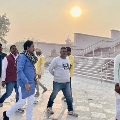 Cabinet Minister Anil Rajbhar Reviews Preparations Ahead of PM Modis Visit to Swarved Mahamandir