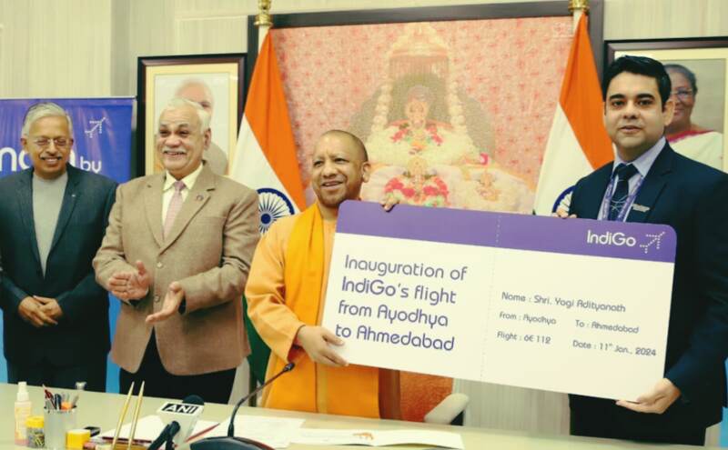 अहमदाबाद और अयोध्या के बीच सीधी हवाई सेवा का शुभारंभ