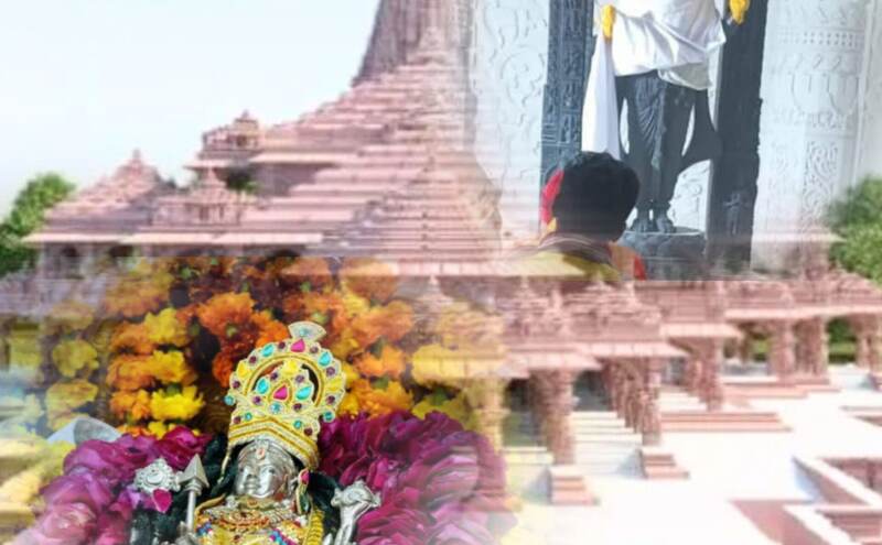 राम मंदिर उद्घाटन के लिए तैयारियां जोरों पर, दिखी राम लला की पहली झलक!