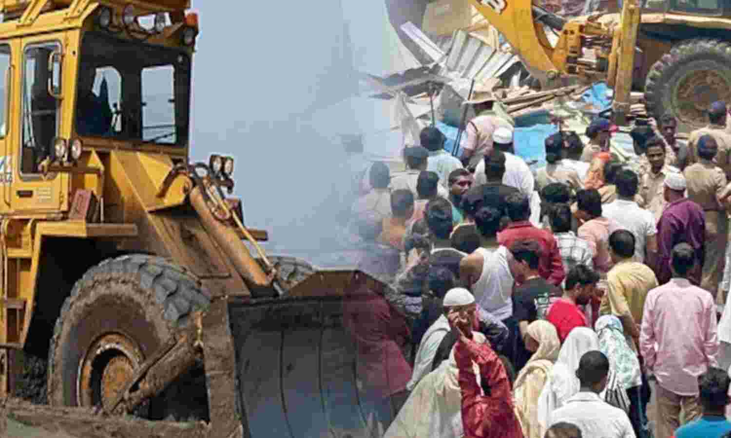 मुंबई हिंसा के बाद बुलडोजर एक्शन जारी, विपक्ष ने उठाए सवाल