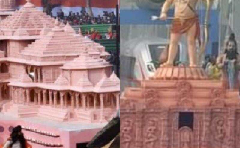 गणतंत्र दिवस परेड में उत्तर प्रदेश की झांकी में रामलला के साथ विकसित भारत ने मोहा लोगों का मन