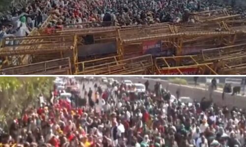 उत्तर प्रदेश के किसानों का दिल्ली कूच रोका गया उत्तर प्रदेश के किसानों का दिल्ली कूच रोका गया