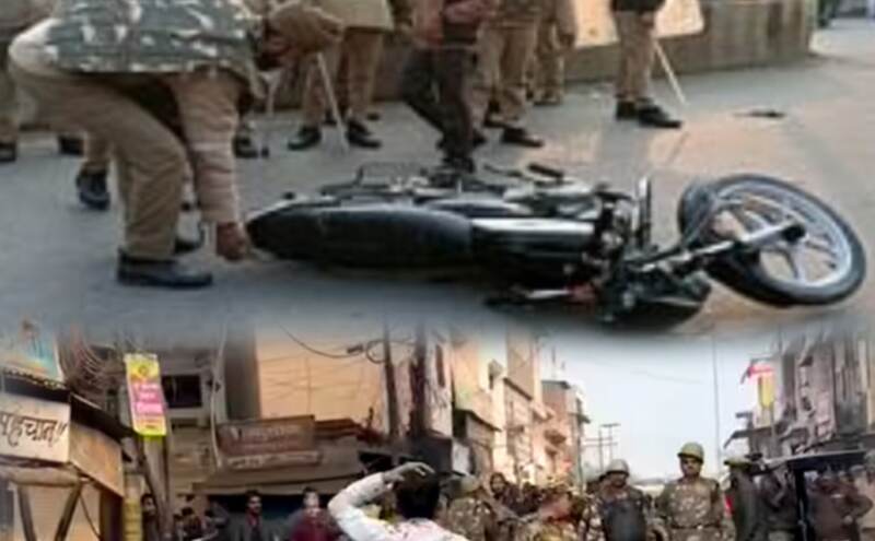 बरेली के श्यामगंज में आगजनी का प्रयास, 4 घायल, पुलिस बल तैनात बरेली के श्यामगंज में आगजनी का प्रयास, 4 घायल, पुलिस बल तैनात