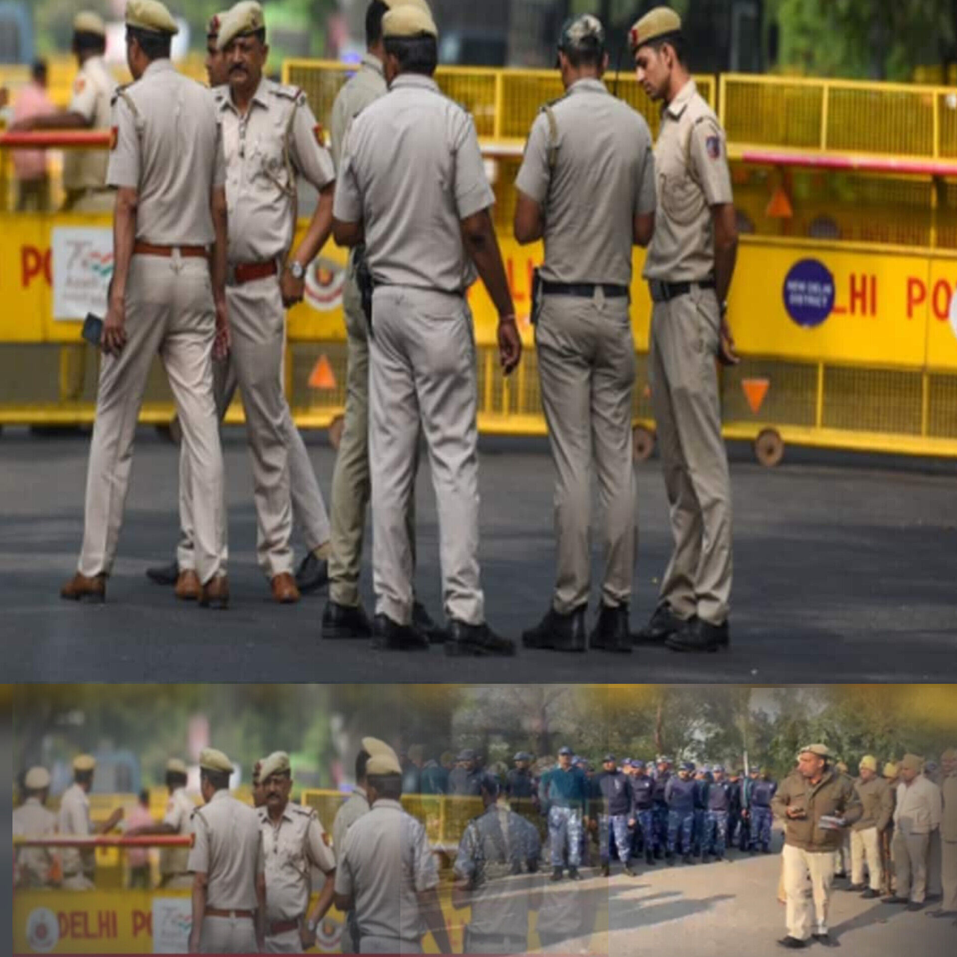 दिल्ली में किसानों के बड़ी संख्या में पहुंचने की आशंका, पुलिस ने सुरक्षा का किया कड़ा इंतजाम
