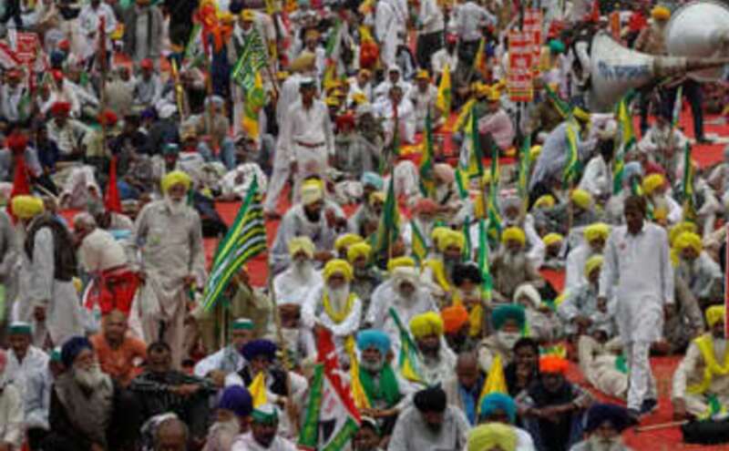 किसानों ने दिल्ली में रखी महापंचायत, 5 हजार किसान हुए शामिल