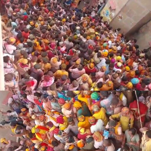 рдмрд░рд╕рд╛рдирд╛ рд▓рдбреНрдбреВ рд╣реЛрд▓реА, рднрдЧрджрдбрд╝ рдореЗрдВ рдШрд╛рдпрд▓ рд╣реБрдП рд╢реНрд░рджреНрдзрд╛рд▓реБ, рд╕реБрд░рдХреНрд╖рд╛ рд╡реНрдпрд╡рд╕реНрдерд╛ рдкрд░ рд╕рд╡рд╛рд▓ рдмрд░рд╕рд╛рдирд╛ рд▓рдбреНрдбреВ рд╣реЛрд▓реА, рднрдЧрджрдбрд╝ рдореЗрдВ рдШрд╛рдпрд▓ рд╣реБрдП рд╢реНрд░рджреНрдзрд╛рд▓реБ, рд╕реБрд░рдХреНрд╖рд╛ рд╡реНрдпрд╡рд╕реНрдерд╛ рдкрд░ рд╕рд╡рд╛рд▓