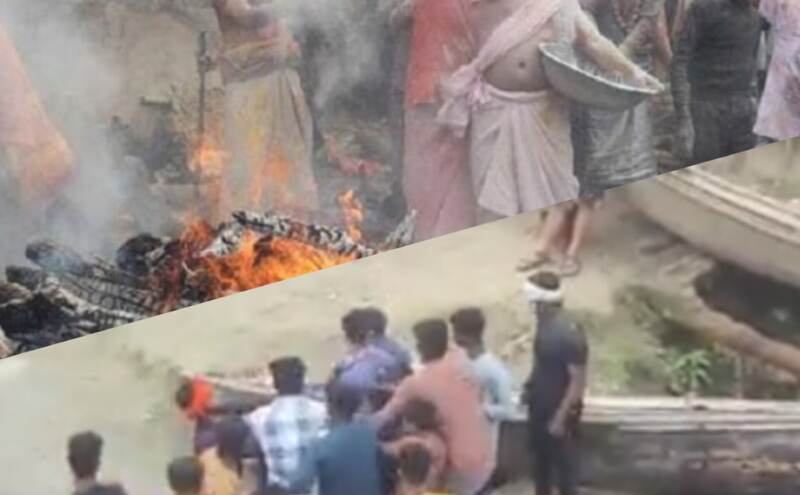 हरिश्चंद्र घाट पर चिता भस्म की होली के दौरान मारपीट, पुलिस ने डीजे बंद करवाया
