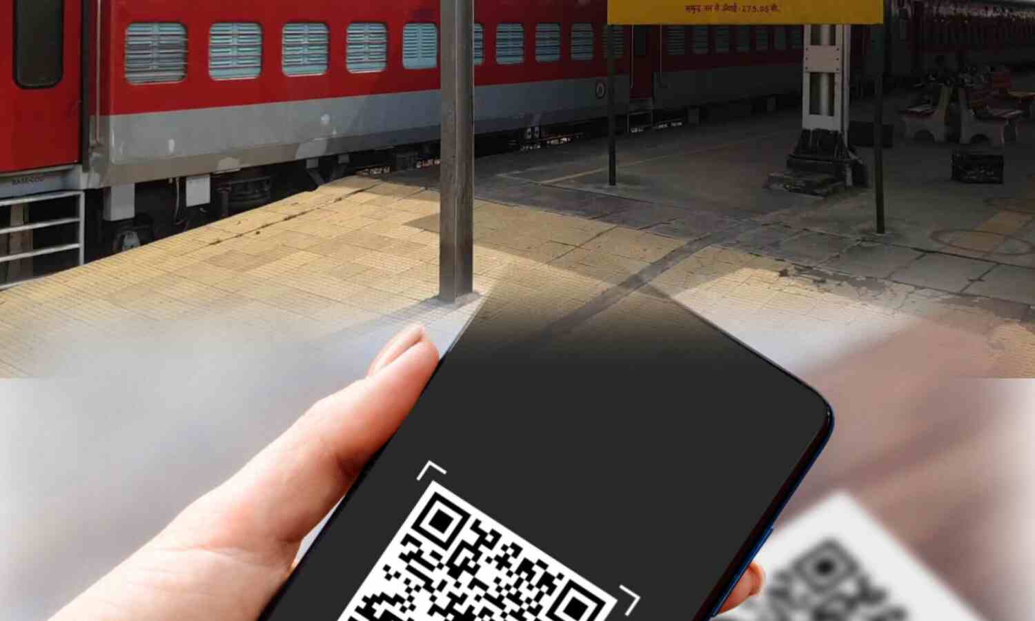 सहारनपुर रेलवे स्टेशन पर अनारक्षित टिकट के लिए QR Code से भुगतान शुरू, अब खुले पैसे का झंझट खत्म