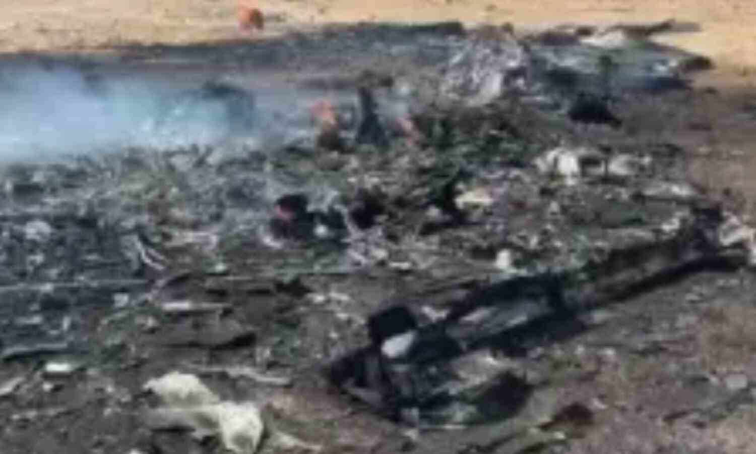 जैसलमेर में वायुसेना का टोही विमान क्रैश, हादसे में कोई हताहत नहीं