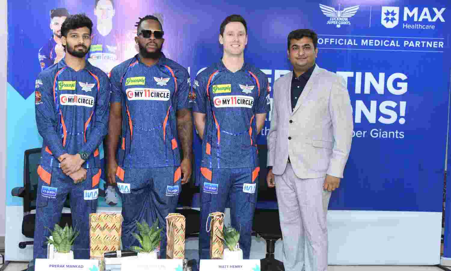 From Wickets to Wellness: LSG Players Bowl Over Lucknow Doctors at Max Hospital Meet & Greet