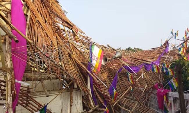 बागपत जिले के बड़ौत में मंच टूटने से सात श्रद्धालुओं की मृत्यु, 75 से अधिक घायल