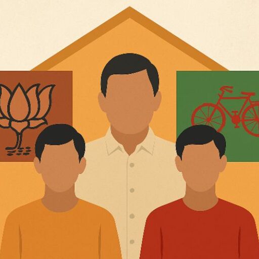 घर की चार दीवारों के भीतर ही बना अजब-ग़जब सियासी त्रिकोण घर की चार दीवारों के भीतर ही बना अजब-ग़जब सियासी त्रिकोण