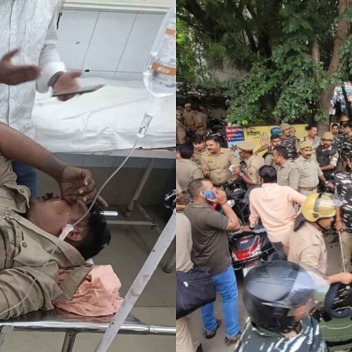 कचहरी बनी रणभूमि: वकीलों ने पुलिस पर किया हमला, दरोगा की हालत नाजुक कचहरी बनी रणभूमि: वकीलों ने पुलिस पर किया हमला, दरोगा की हालत नाजुक