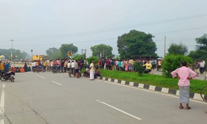 चौबेपुर बायपास हादसा दृश्य वाराणसी हाईवे सुरक्षा नहीं