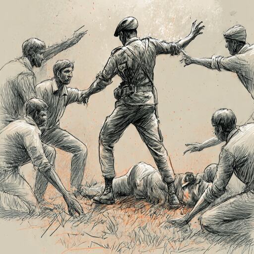 बीएसएफ जवान पर हमला, चार आरोपियों के खिलाफ मुकदमा दर्ज