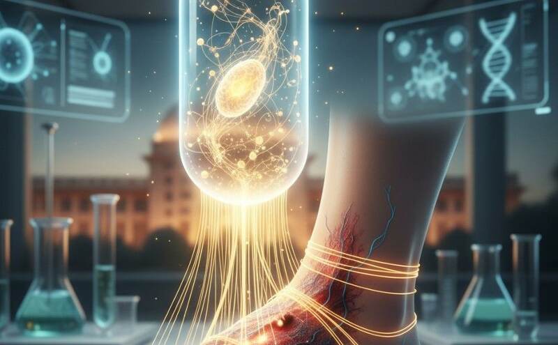 आईआईटी बीएचयू की चमत्कारिक खोज: 13 दिन में भरेगा डायबिटिक घाव आईआईटी बीएचयू की चमत्कारिक खोज: 13 दिन में भरेगा डायबिटिक घाव