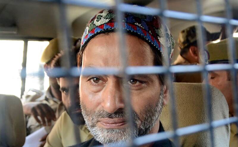 यासीन मलिक पर फिर गवाही का वार, दो चश्मदीद बोले कि एयरफोर्स जवानों पर उसी ने चलाई थीं गोलियां