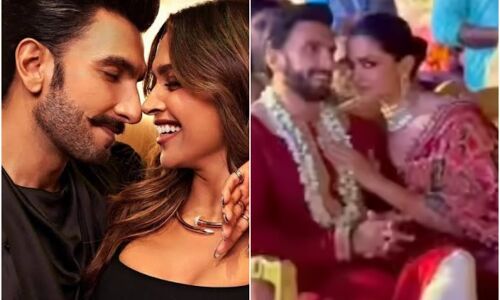 गोवा में फैमिली वेडिंग में छाए रणवीर सिंह–दीपिका पादुकोण, मैचिंग रेड आउटफिट्स में दिखाए कपल गोल्स गोवा में फैमिली वेडिंग में छाए रणवीर सिंह–दीपिका पादुकोण, मैचिंग रेड आउटफिट्स में दिखाए कपल गोल्स