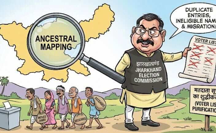 झारखंड में पैतृक मैपिंग के बाद क्यों हटाए जा रहे हैं, चुनाव आयोग ने बताई वजह